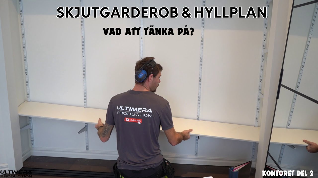 FRÅN TORP TILL HUS 67 - SKJUTGARDEROB & HYLLPLAN kontoret del2