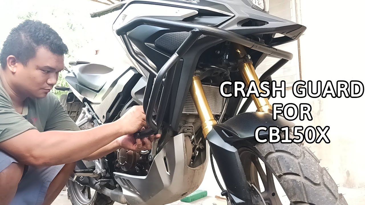 CRASH GUARD FOR CB150X I INSTALLING CRASH GUARDS FOR CB150X I JeRox
