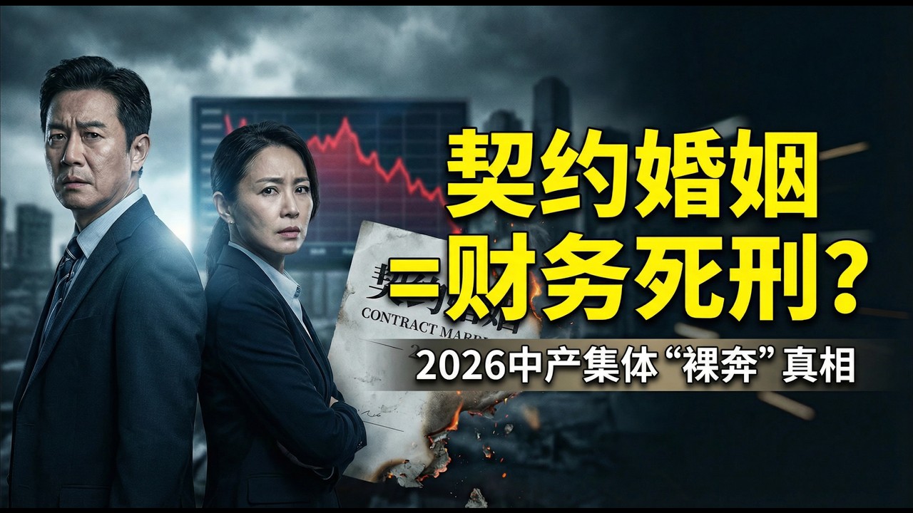 2026年的“契约婚姻”正让中产阶级集体破产？真相太毁三观！