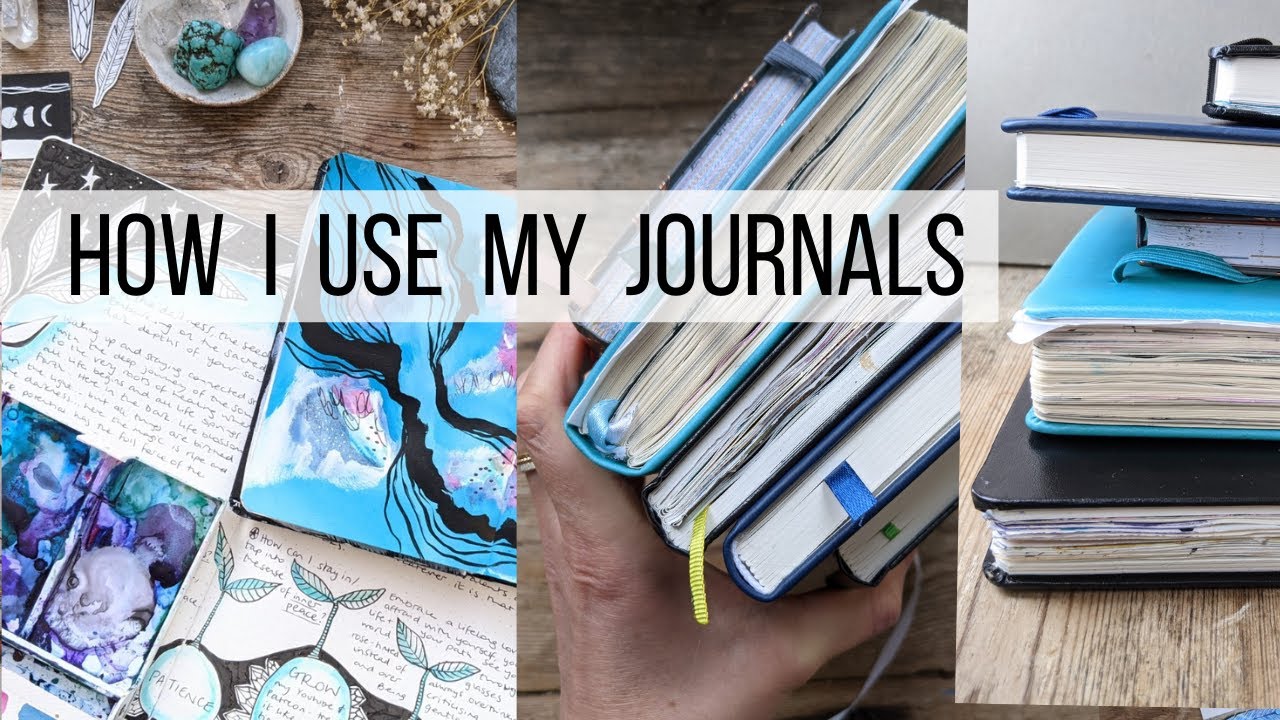 A guide to journaling - How I use my journals in my daily spiritual practise, journals for beginners