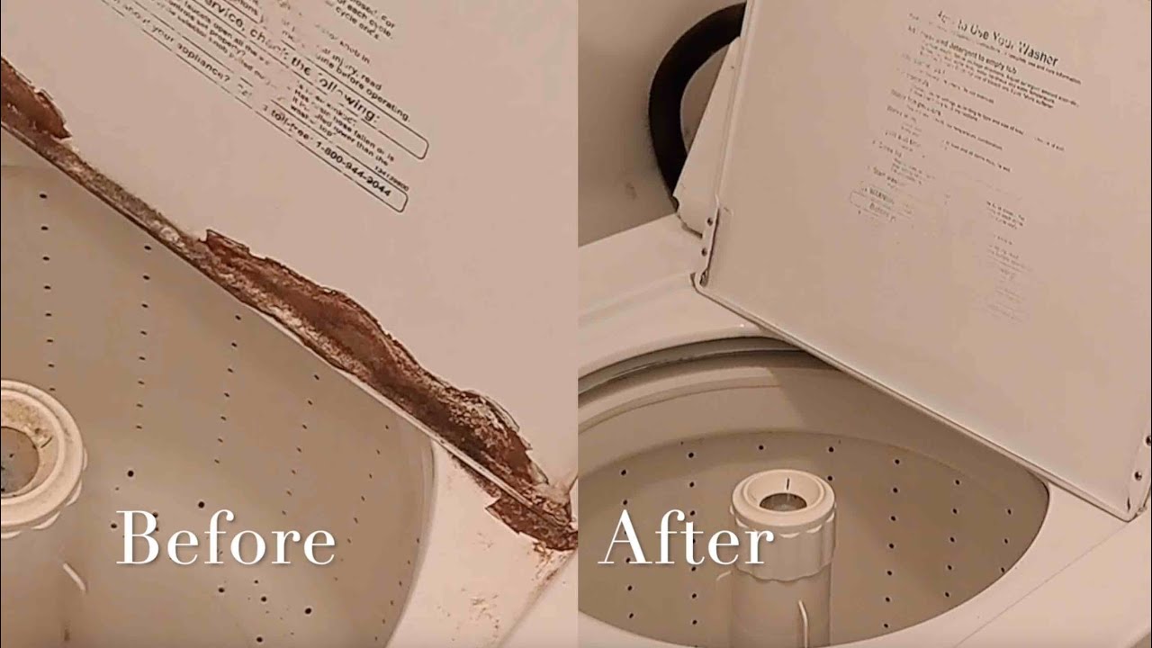 Remove Rust & Restore Appliances - Washing Machine example