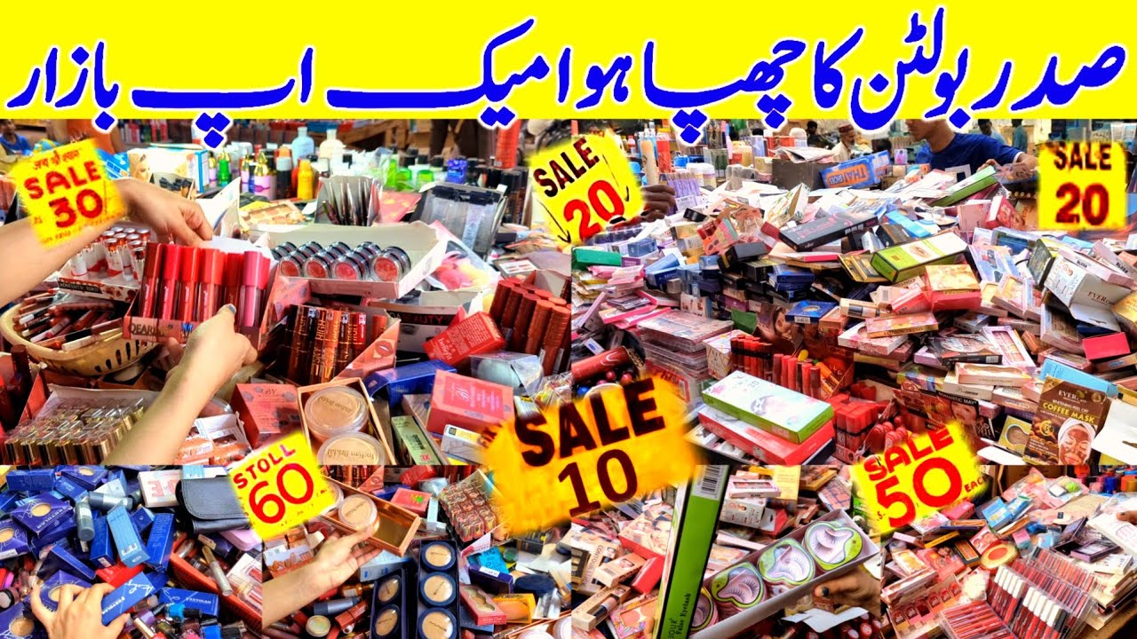 Makeup Shopping in Bolton Market - Leftover  Branded & cheapest Makeup items