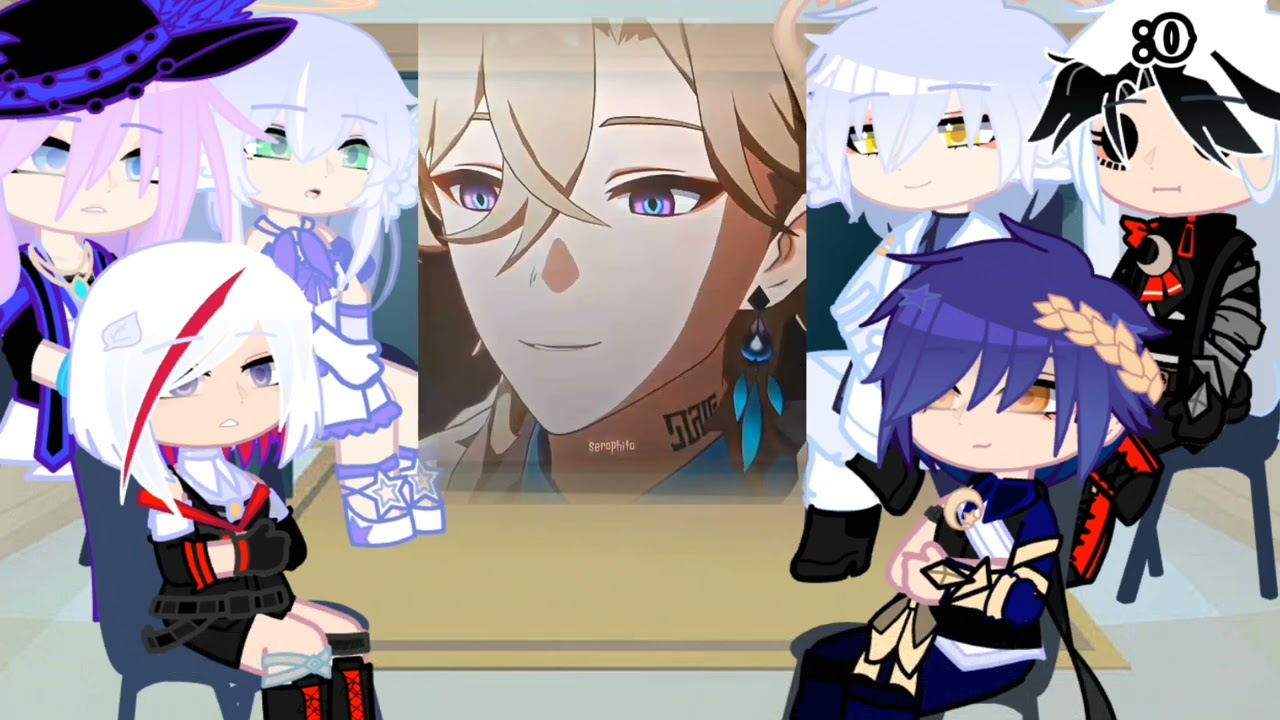 // HSR react to Aventurine!! // [ENG/RUS] // Honkai: Star Reil. // I hope you like it. ✨ //
