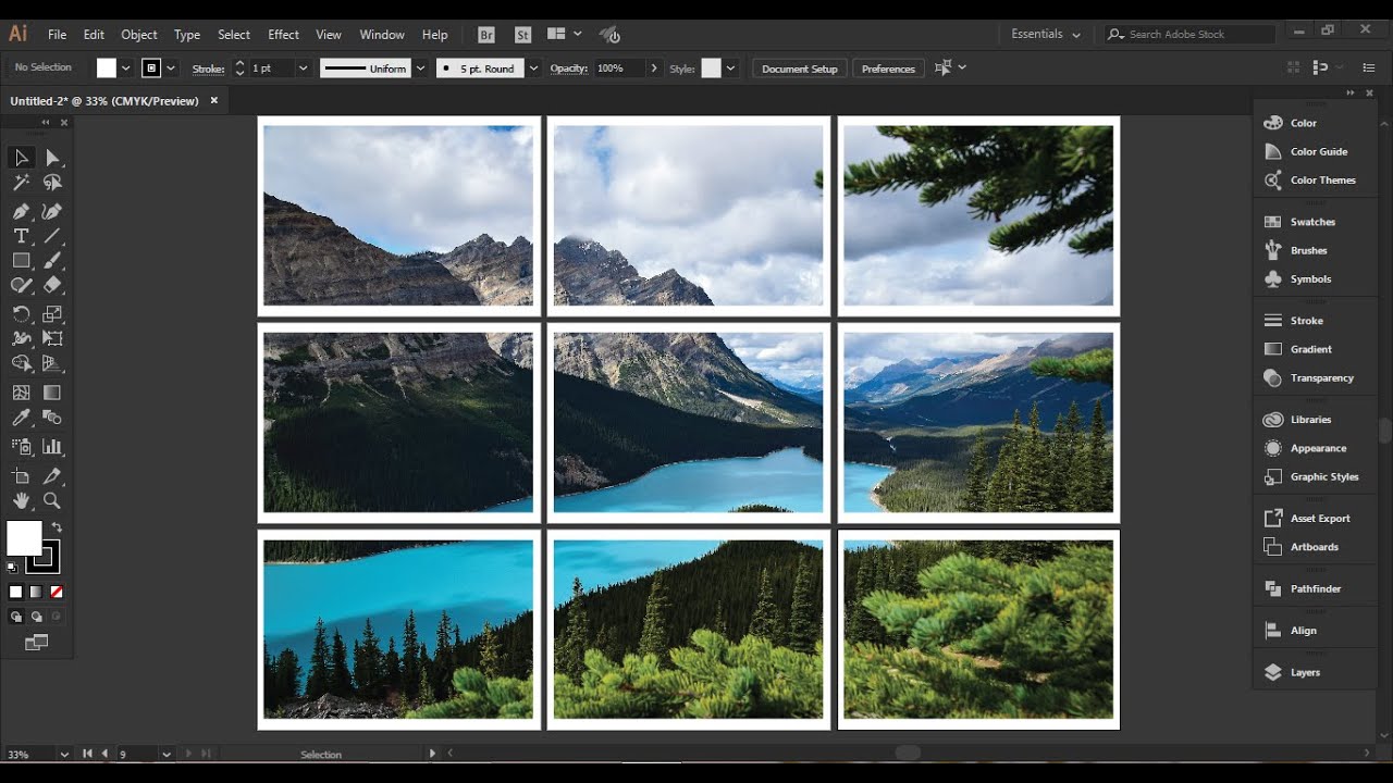 How to slice an image in Adobe Illustrator