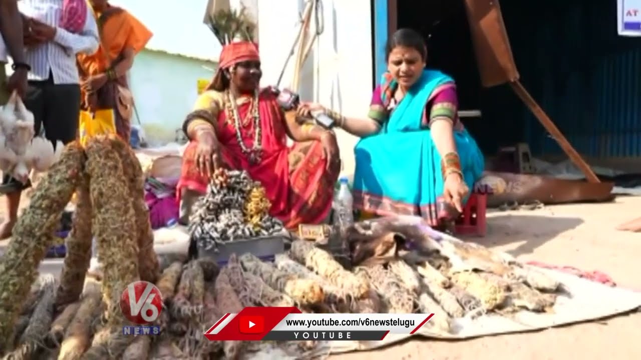 Teenmaar Chandravva Chit Chat With Koya Rani At Medaram | Sammakka Sarakka Jatara 2024 | V6 News