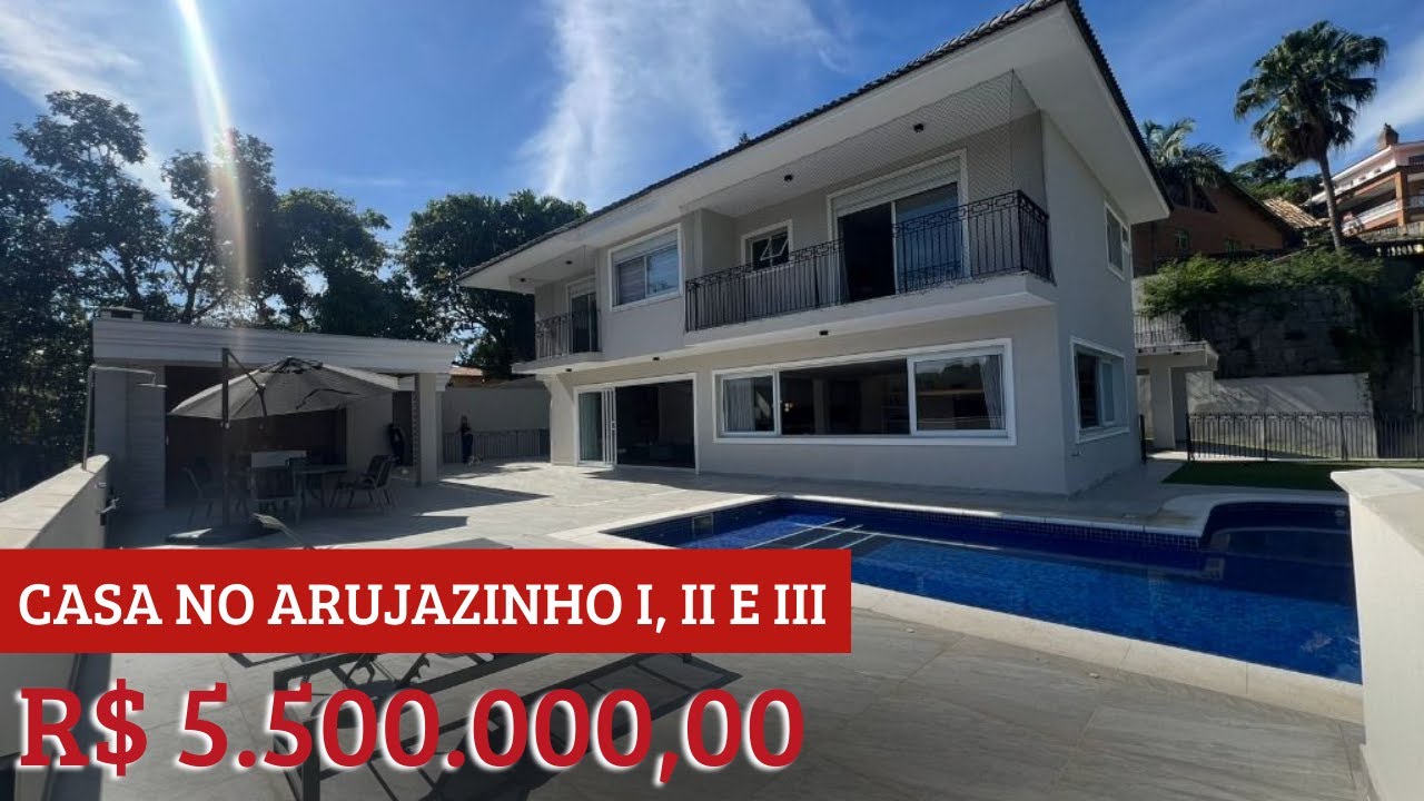 Casa com 04 suítes em Condomínio Fechado em Arujá/SP - R$ 5.500.000,00
