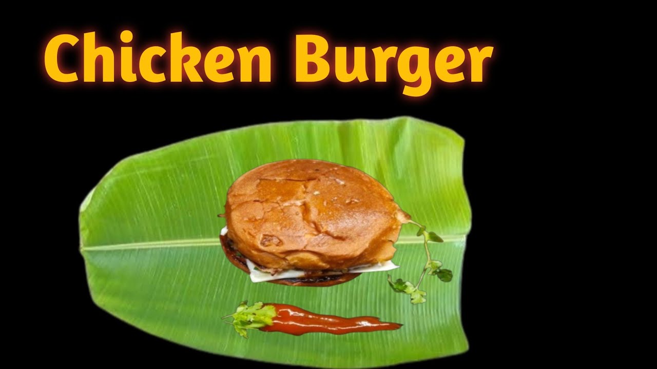 Chicken Burger At Home 😋