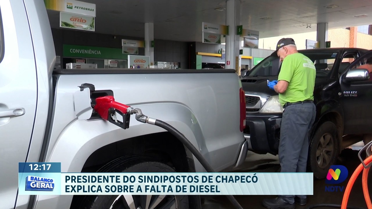 Falta de diesel nas distribuidoras afeta postos em Chapecó