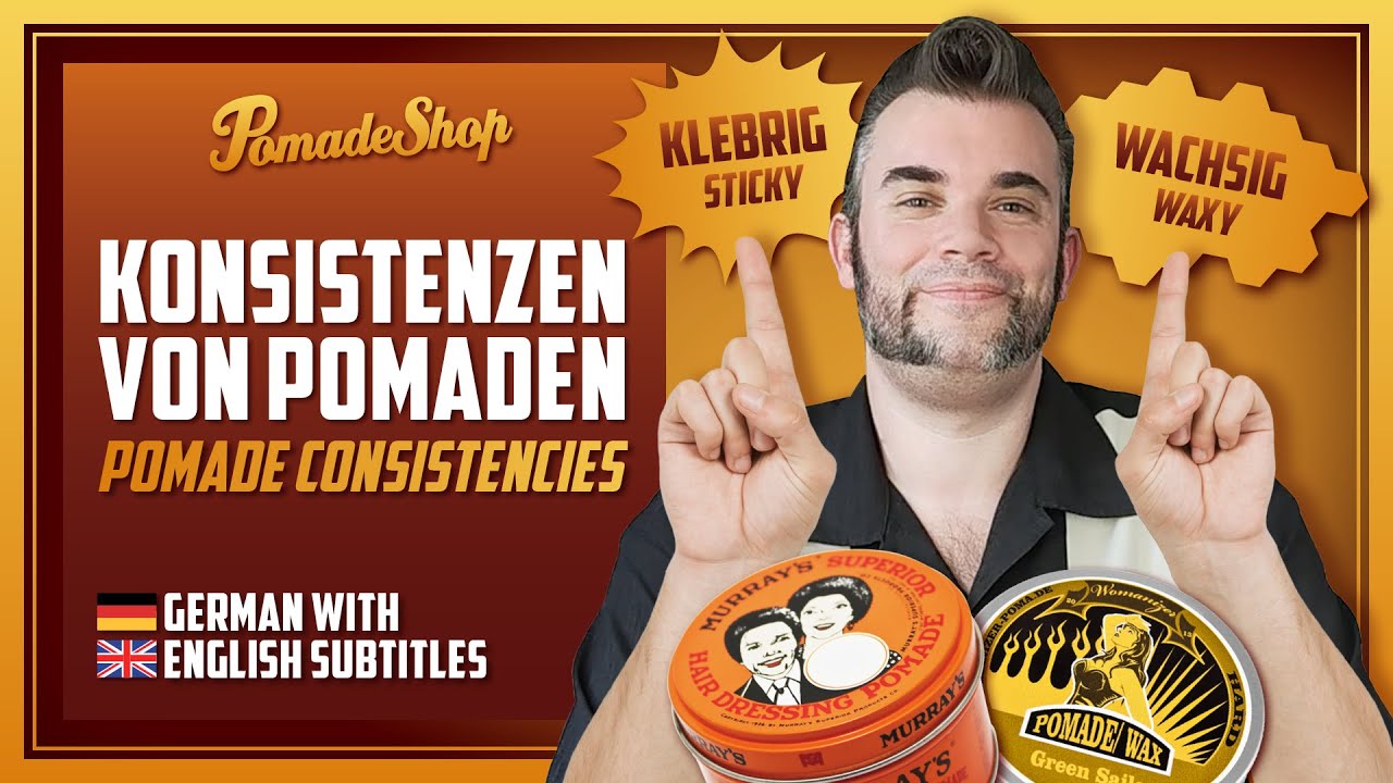 Woher kommen verschiedene Konsistenzen von Pomade? | German + English subtitles | PomadeShop