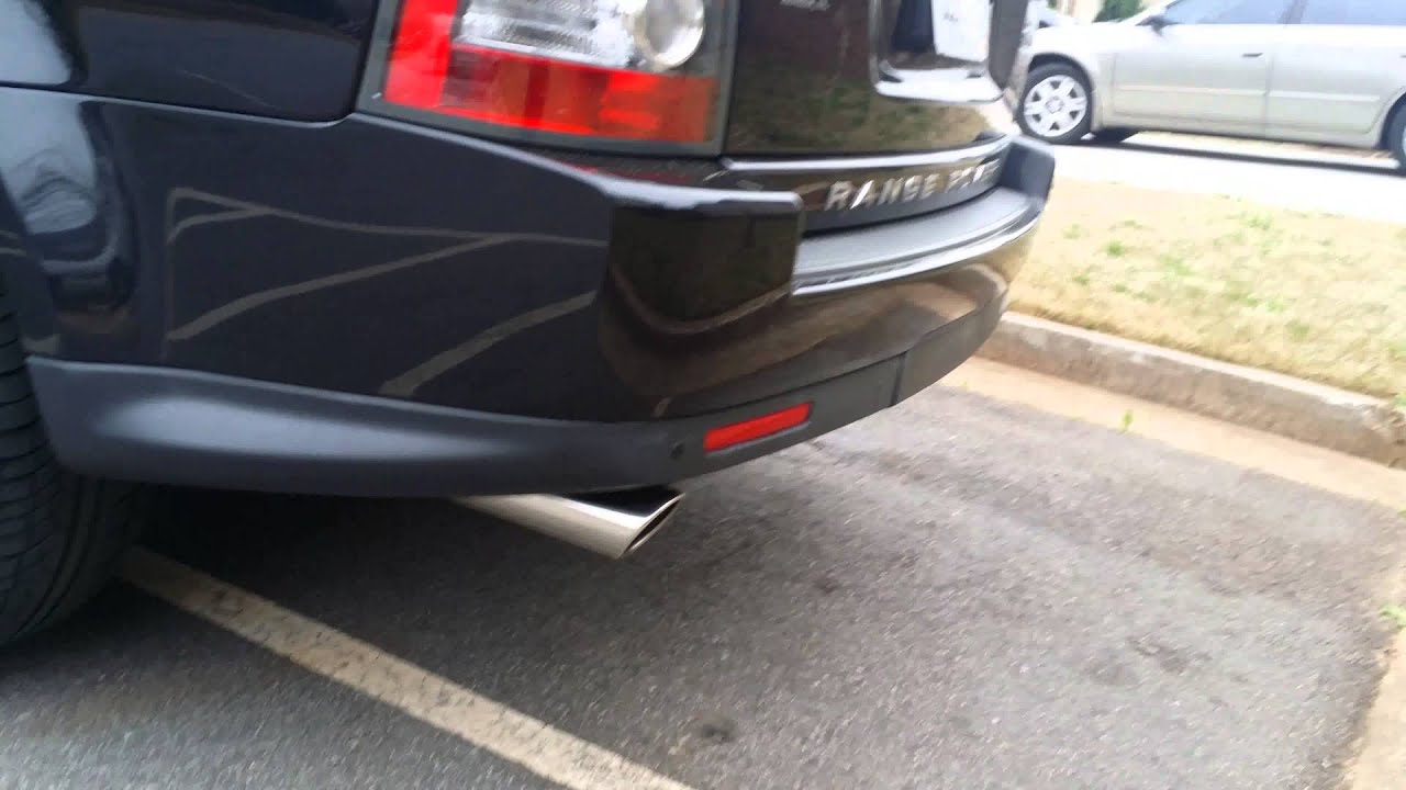 Range Rover with no resonators - Stainless exhaust