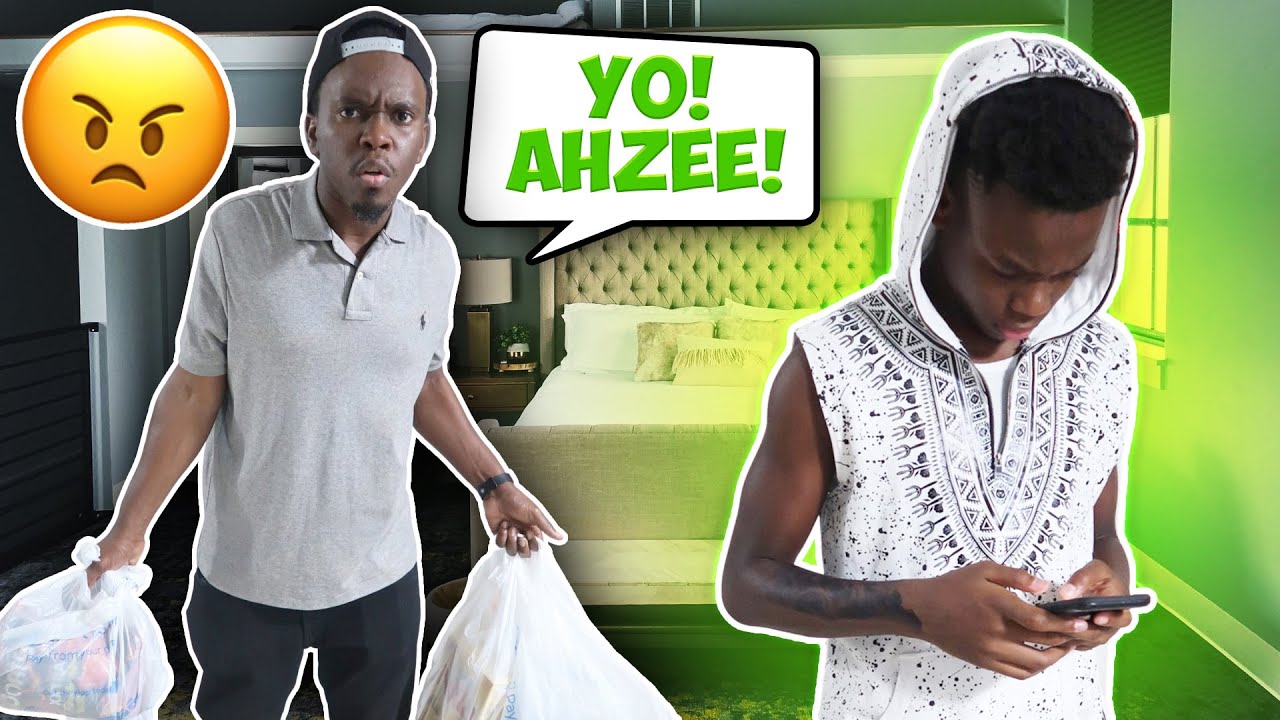 IGNORING MY DAD FOR 24 HRS PRANK !!!!!!