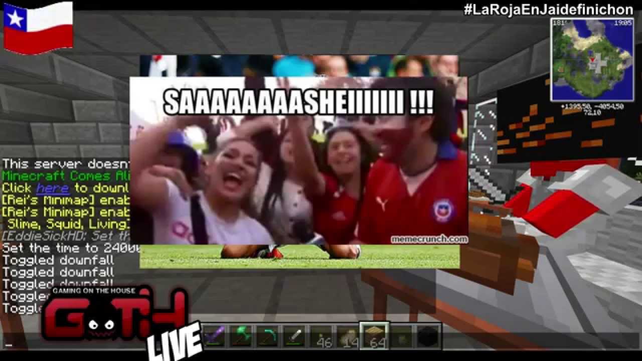 MapuCraft! VIENDO EL PARTIDO (EN VIVO 20:00 Hrs) en Español - GOTH