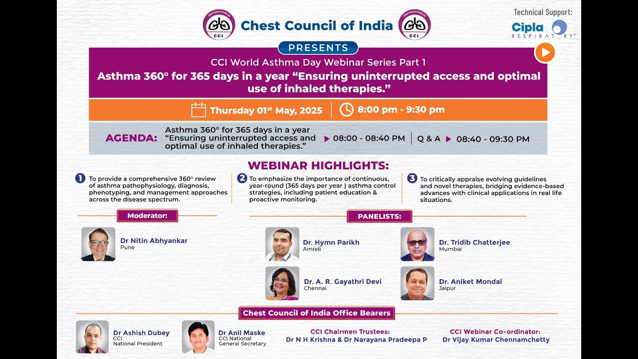CCI World Asthma Day Webinar Series Part 1