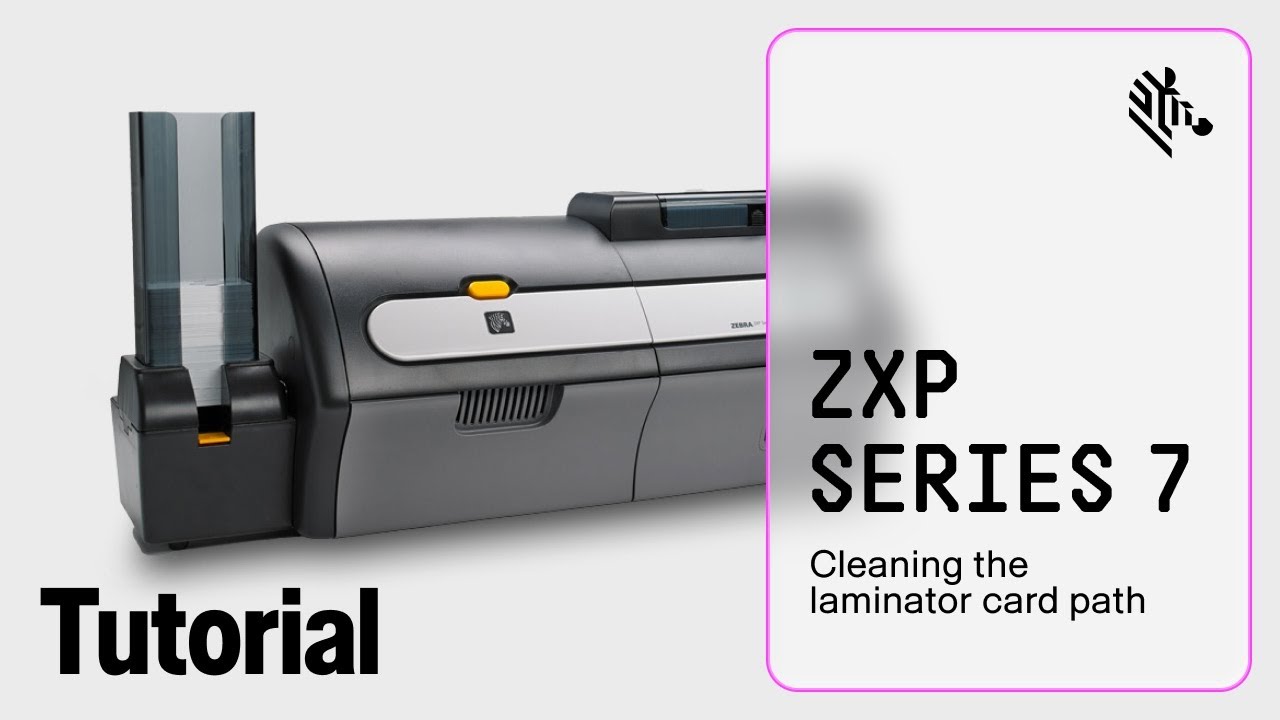Инструкция по очистке тракта подачи карт в ламинаторе Zebra ZXP Series 7