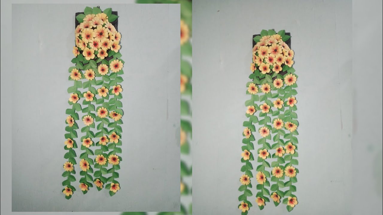 Paper Flower Wall Hanging