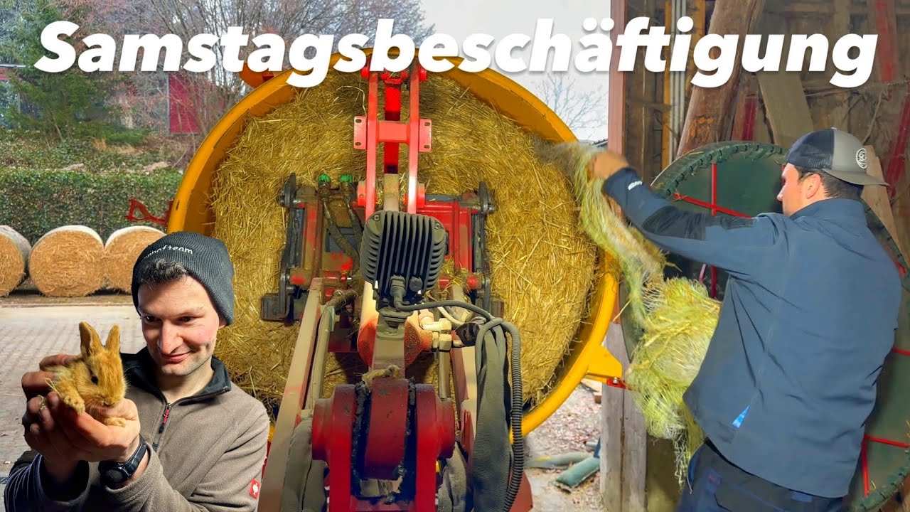 Hasennachwuchs | Stroh häckseln | Reparieren 