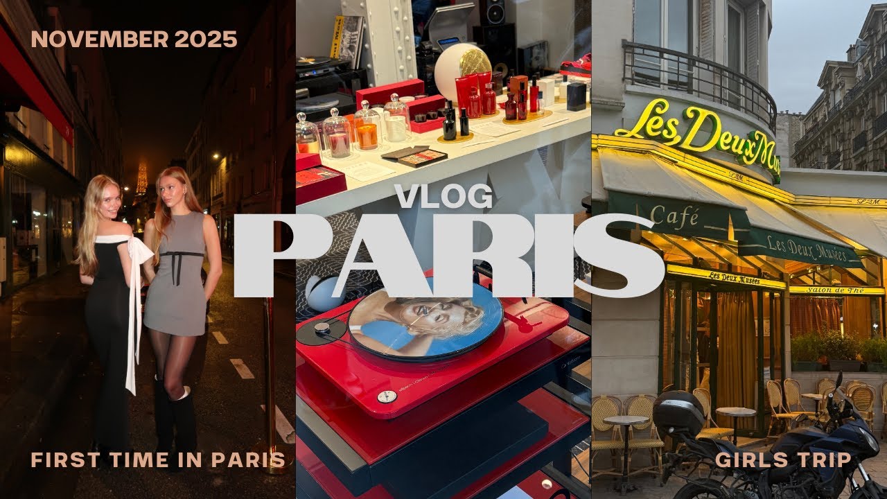 VLOG PARIS🗼: мой первый раз в париже / girls trip 💅🏼/ празднуем день рождение подруги