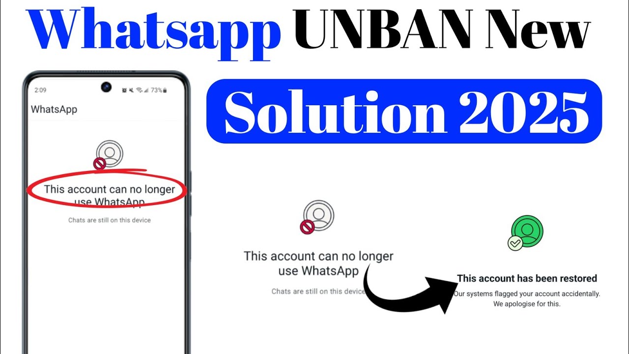 This account cannot be longer use Whatsapp New process 2025 | how to fix solution Whatsapp 100% work