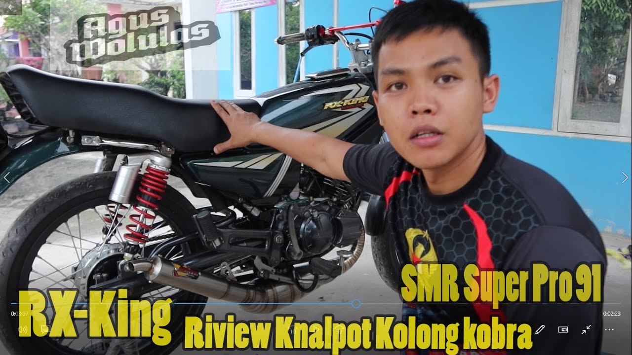REVIEW KNALPOT RX KING SMR SUPER PRO 91 KOLONG KOBRA | agus wolulas