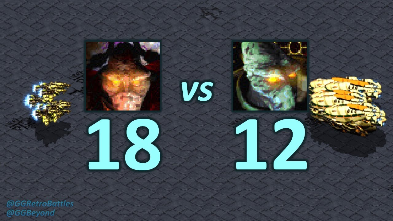 18 Scouts vs 12 Carriers - Similar Cost - StarCraft Retro Battles