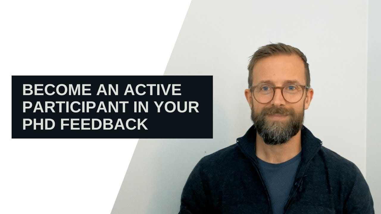 How to cope with harsh feedback from your PhD supervisor