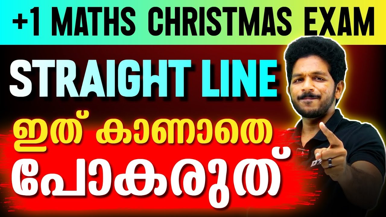 Straight Lines - Full Chapter Important Questions In One Video | Plus One Maths