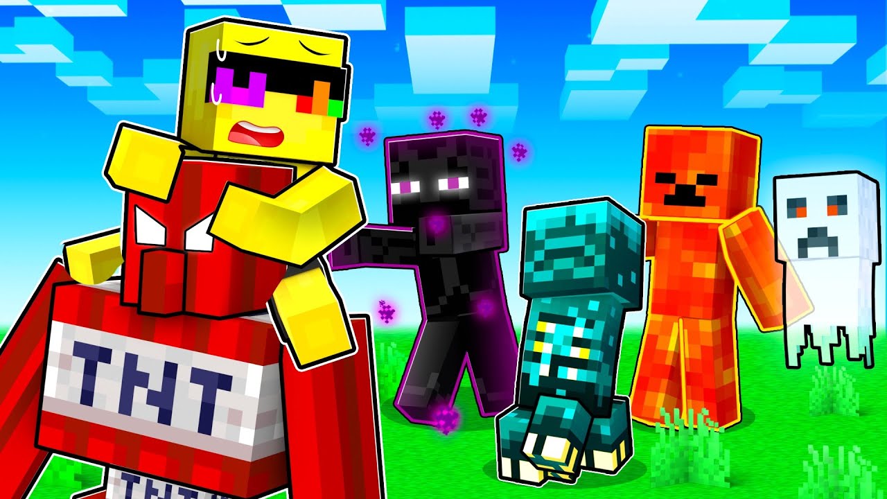 Minecraft But There's CUSTOM MOBS!