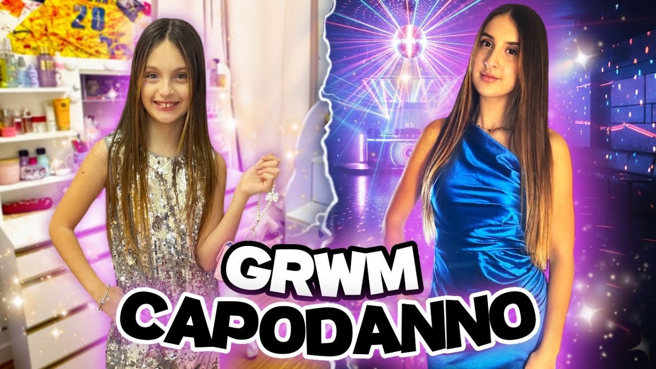 GRWM per la VIGILIA di CAPODANNO Sorelle Grandi Vs Sorelle Piccole 👗💄💅