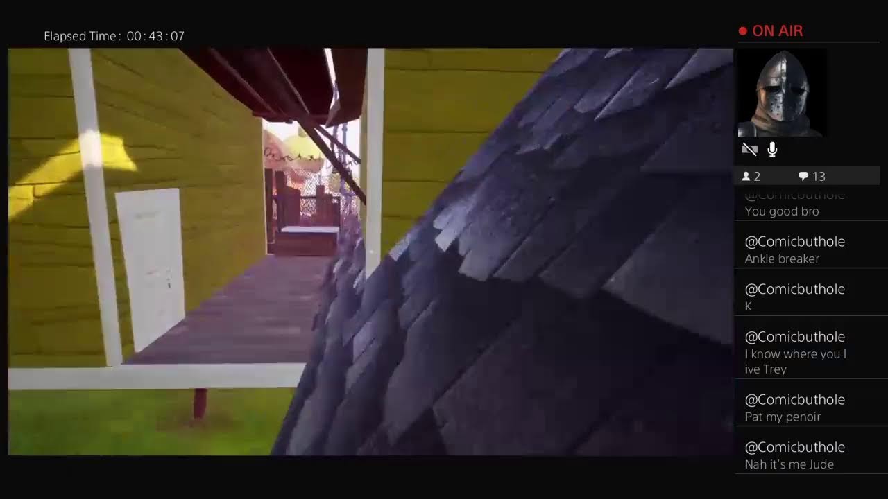 Playing hello neighbor