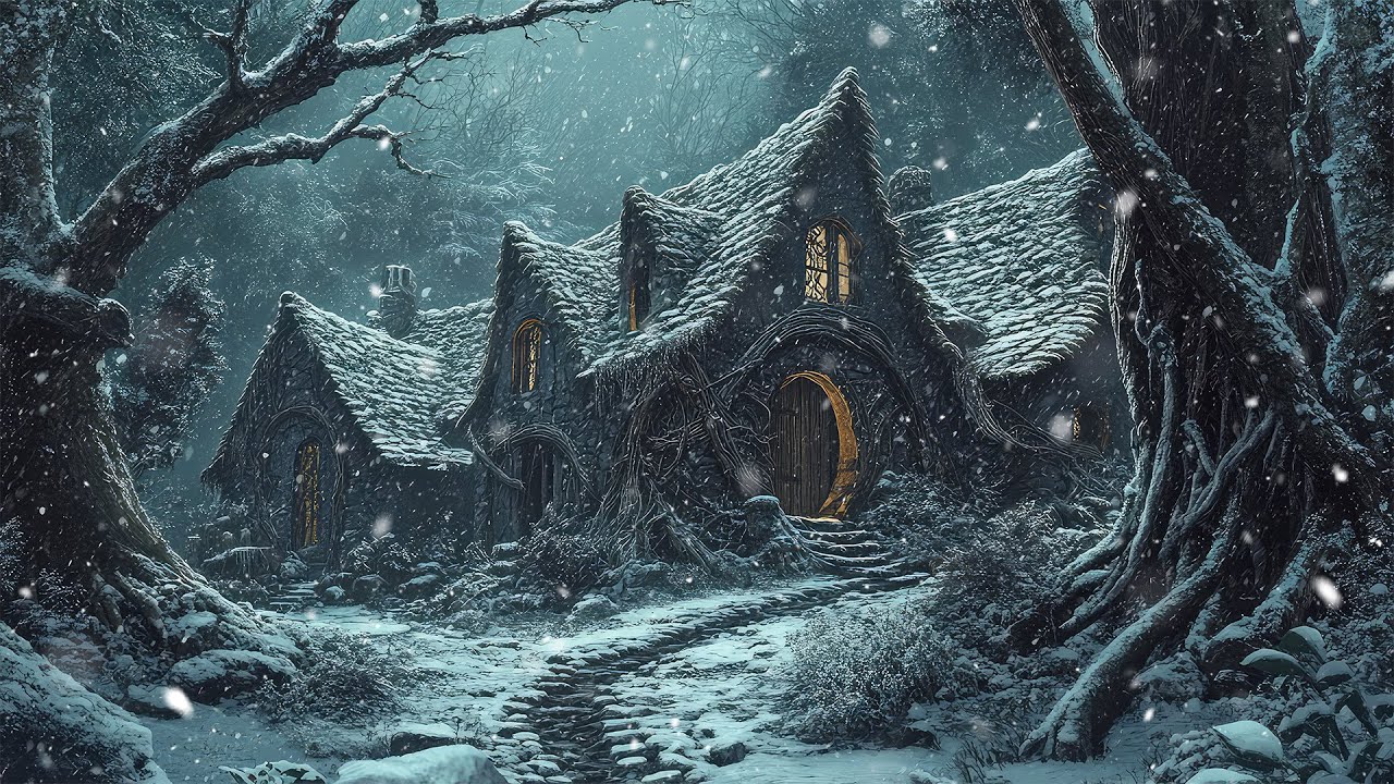 Whispers of the Frozen Night | Medieval Celtic Winter Ambience for Deep Sleep & Relaxation
