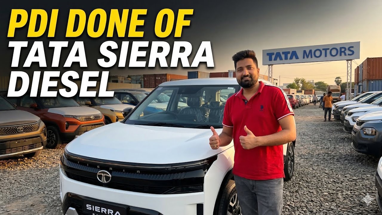 Tata Sierra PDI done 👍🏻 || Diesel Manual || Socha nhi tha PDI pe ye dekhne ko milega 🤯