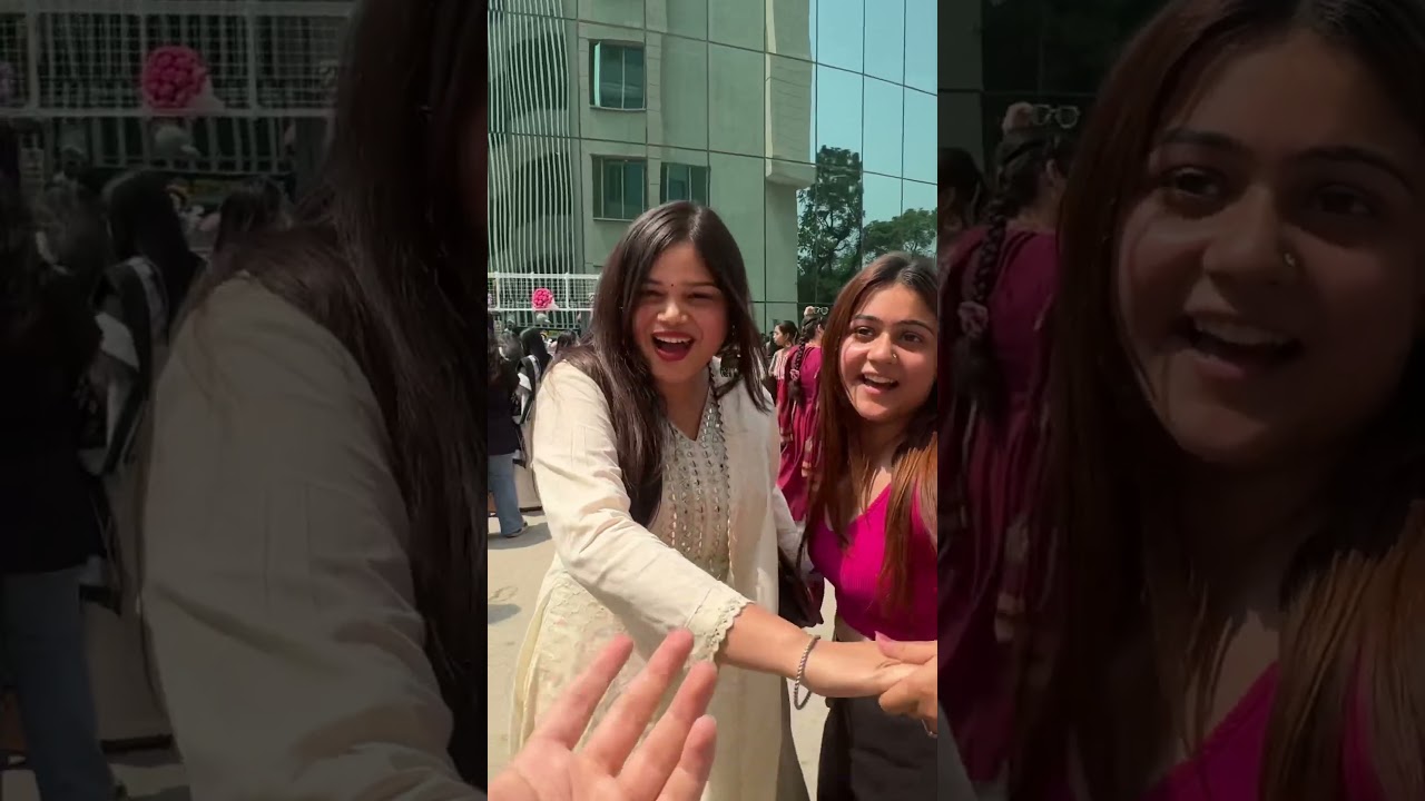 Full vlog is up now!‼️#college #collegelife #vipshort #vips #ipuniversity #du #students #shorts