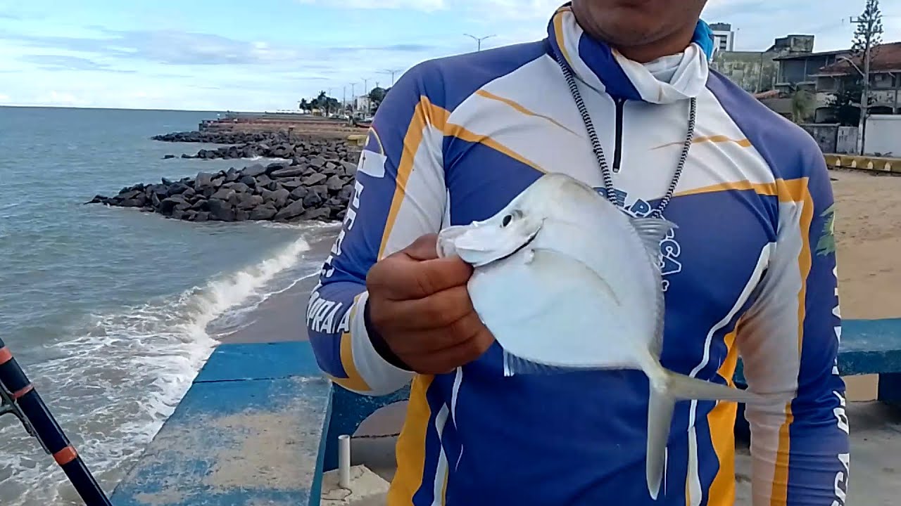 PESCA DE PRAIA EM OLINDA COM MUITA AÇÃO