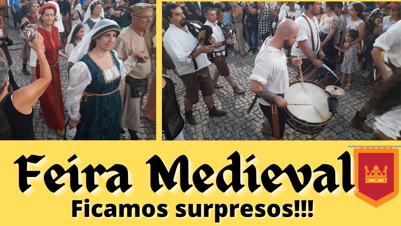 FEIRA MEDIEVAL ALHOS VEDROS. NÃO ACREDITAMOS NO QUE VIMOS!!!