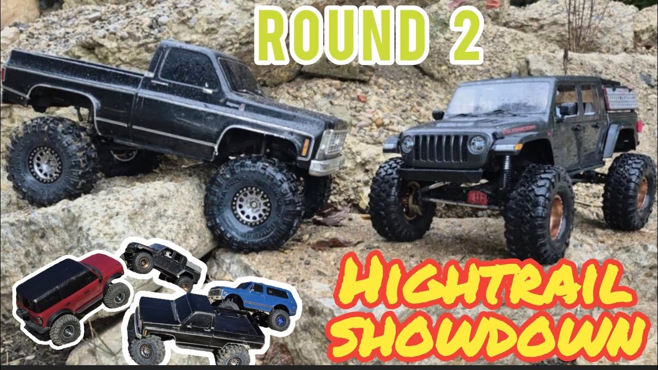 TRAXXAS против AXIAL 2.2 Hightrail, решающий раунд 2. Trx4 k10 против Scx10iii Gladiator в округе...