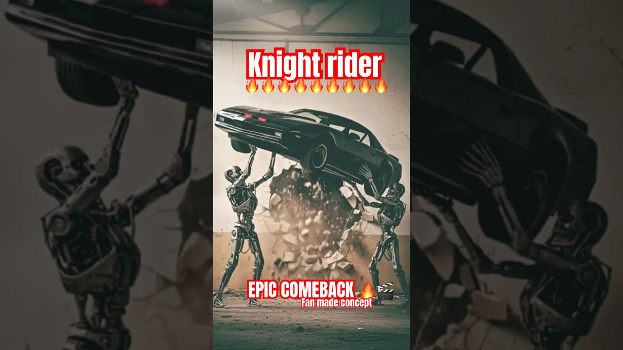 This New Knight Rider 2025 Concept Just Went VIRAL 🚗 KITT 2025 Fan-Made Cinematic Short! #shorts