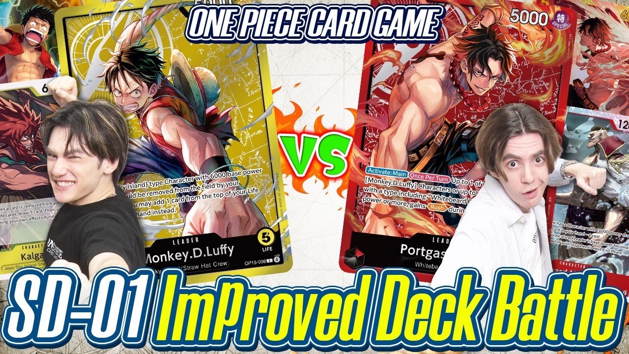 ONE PIECE CARD GAME Set Sail Deck Set [SD-01] Improved Deck Battle