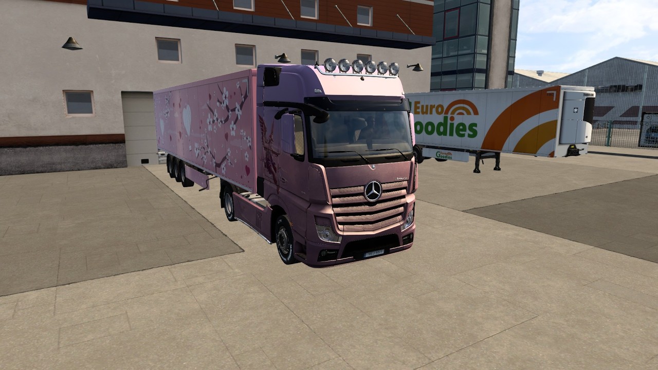 (Valemtines WOTR TRIP 3/14) Dijon - Metz| Mercedes-Benz Actros | ETS2 1.58