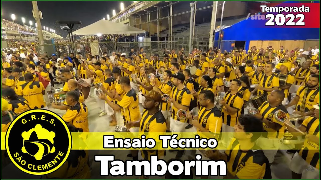 São Clemente 2022 | Tamborim, Cuica e Chocalho - Ensaio Técnico | Samba ao vivo - #ET22