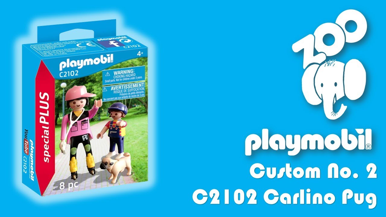 C2102 Playmobil Custom Pug Carlino