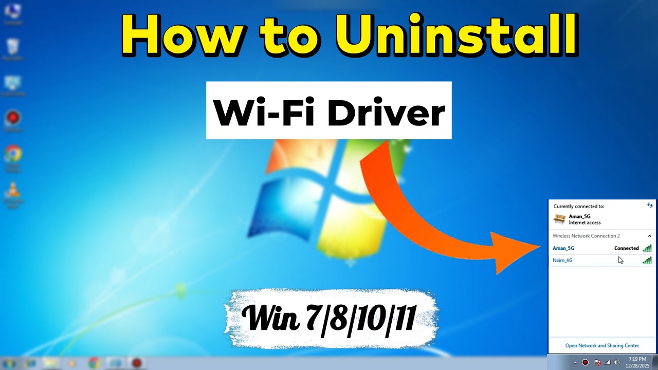 How to Uninstall Wi-Fi Driver on Windows 7/8/10/11 | Wi-Fi Driver Uninstall Kaise Karen