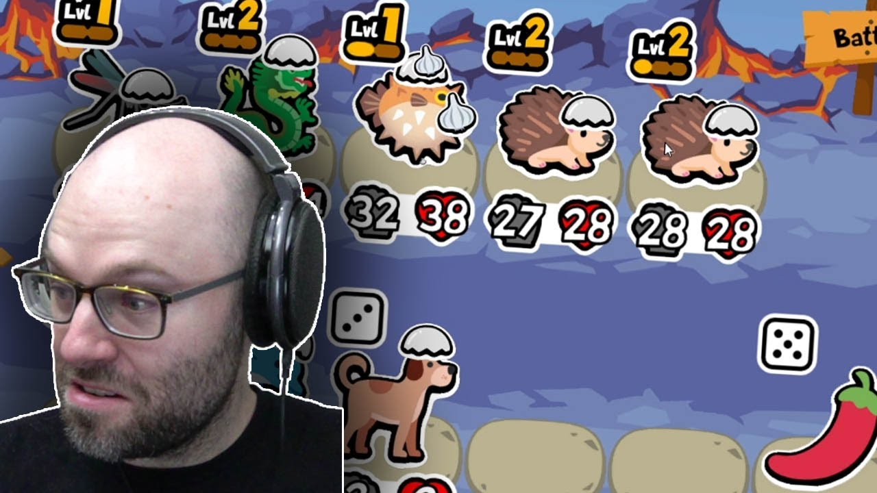 I might have lost it a little bit on this one (Super Auto Pets)