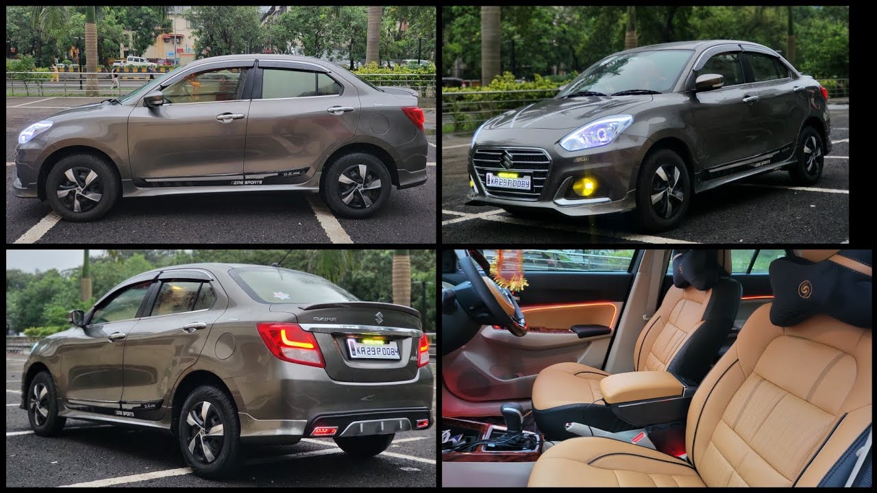 INDIA'S FIRST DZIRE SPORTS WITH MARUTI GENUINE BODYKIT ALL THE WAY FROM KARNATKA