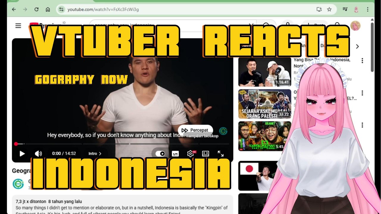 VTUBER REACTS INDONESIA! 🇮🇩 GEOGRAPHY NOW