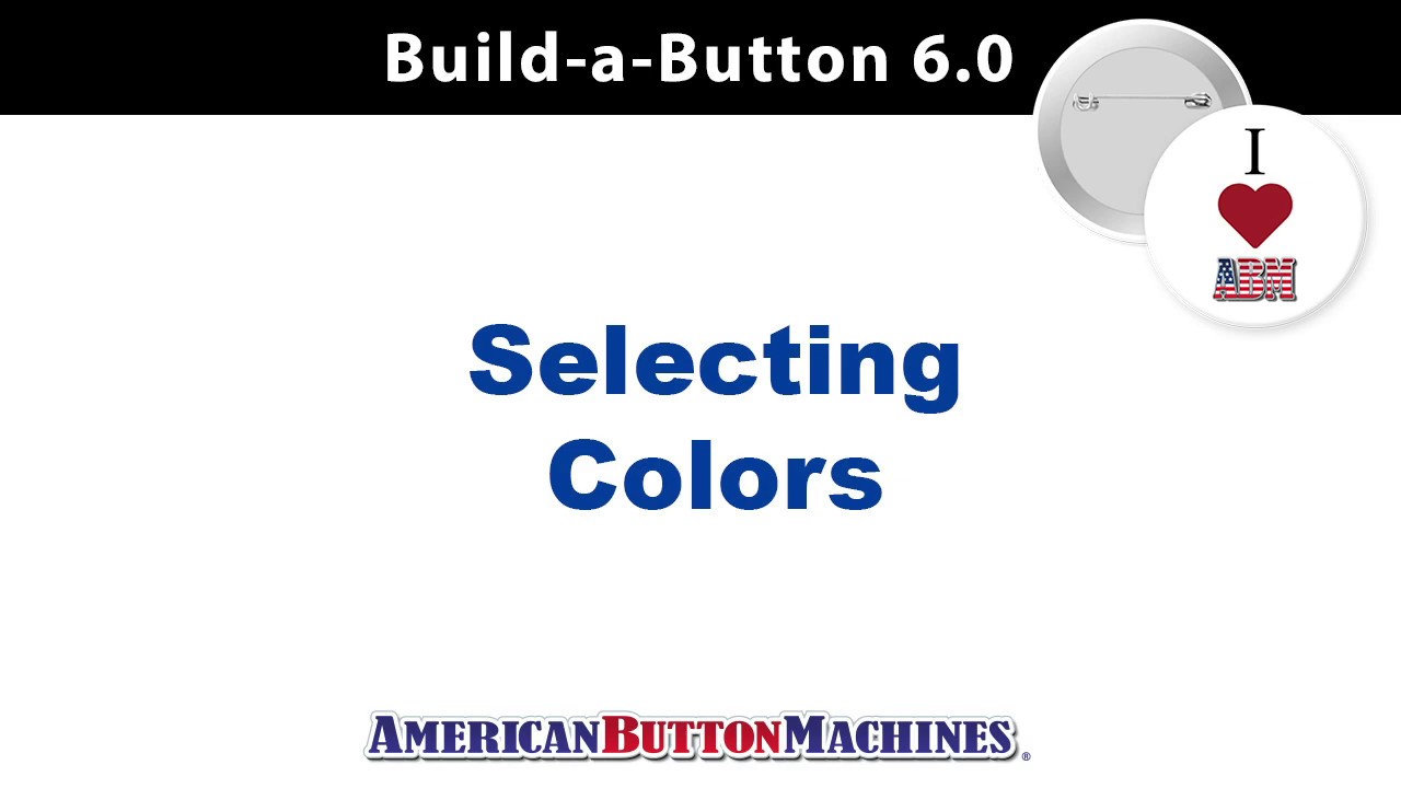 Color Picker - Selecting Custom Colors for Button Designs