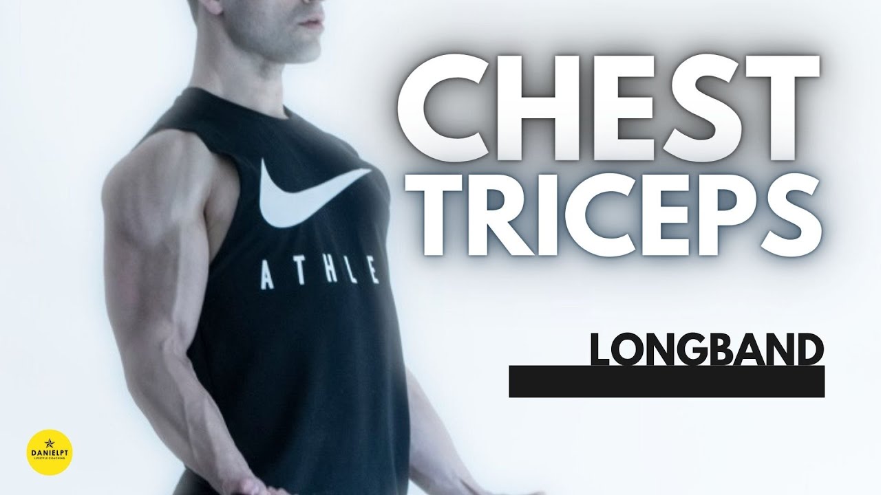 35 min. Long Band Chest Workout | Upper Body Resistance Band | Follow Along Home Workout