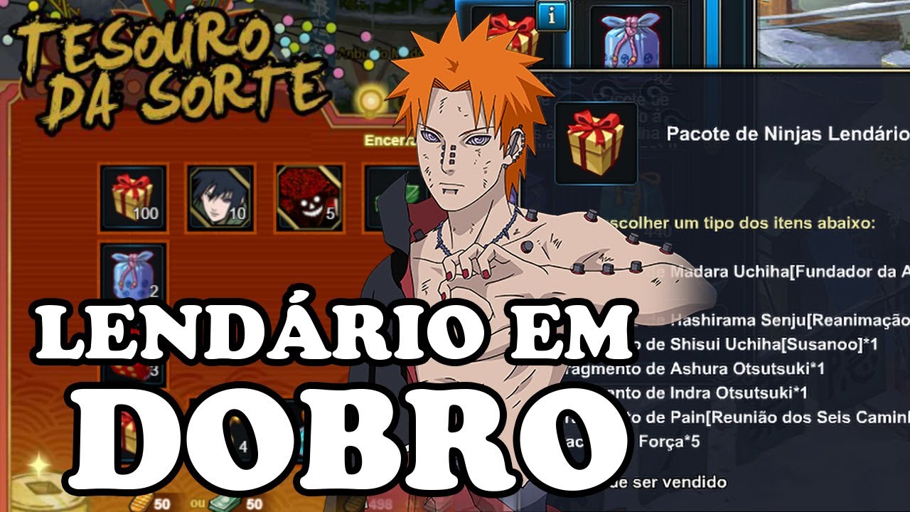 O DIA QUE TUDO DEU CERTO! 28MIL CHAVES | 2 PACOTES LENDÁRIOS!! - NARUTO ONLINE