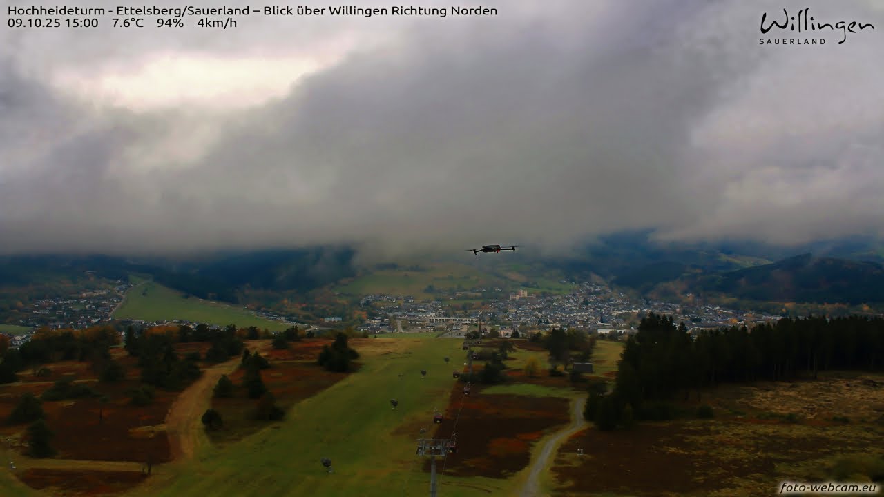 Drohnenflug am Hochheideturm und Skywalk in Willingen (Sauerland) | 4K UHD