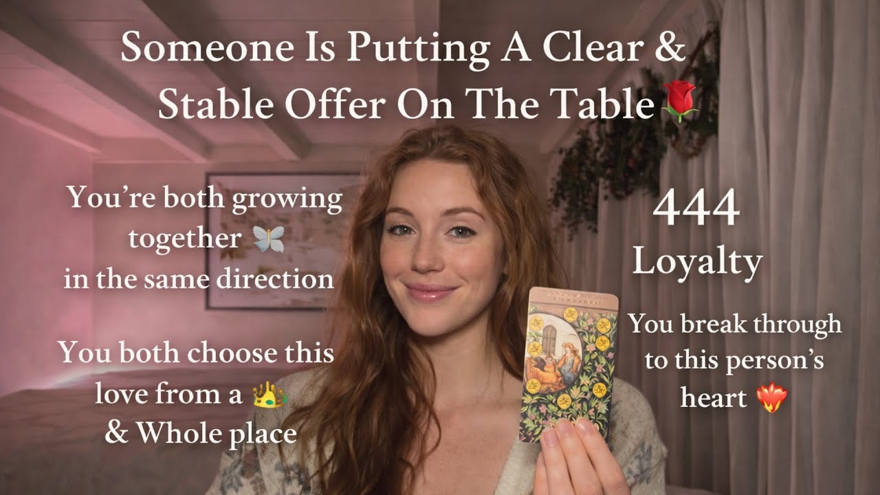 Someone is putting a clear and stable offer on the table | love tarot reading 444