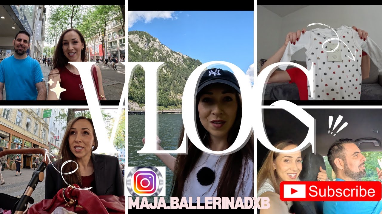 Zivot u Austriji VLOG, otvaranje bebinih poklona, obilazak Beca, jezera